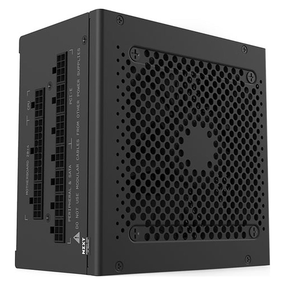 NZXT C650 80 Plus Gold Modular ATX Power Supply, 650W, Fully Modular, Sleeved Cables, ATX, Black