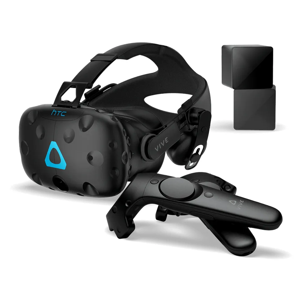 HTC Vive Business Edition VR Virtual Reality Headset, AMOLED, 2K Resolution, 90Hz Refresh Rate, 110 Degree Field Of View, SteamVR Tracking, G-sensor, Gyroscope, Proximity Sensors, Bluetooth Wireless, HDMI, 1 Year Warranty