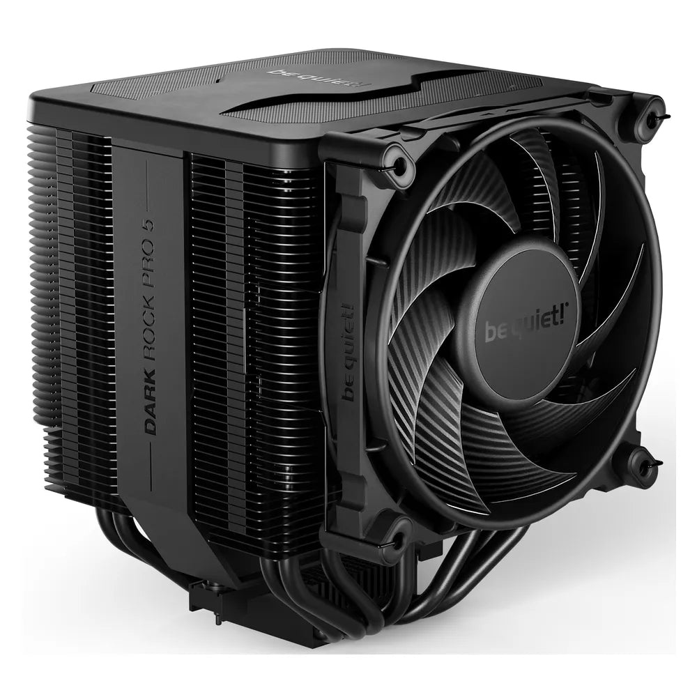 Be Quiet! Dark Rock Pro 5 Air CPU Cooler, 7 High-Performance Copper Heat Pipes, Supports Intel & AMD Sockets, 1 x Silent Wings 4 120mm PWM & 1 x Silent Wings 135mm Fans, Black, 1 Year Warranty