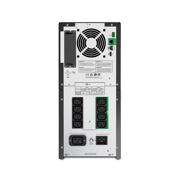 APC Smart-UPS 2200VA, 230V, LCD, 8x IEC 320 C13 & 2x IEC Jumpers & 1x IEC 320 C19 outlets, w/SmartConnect port