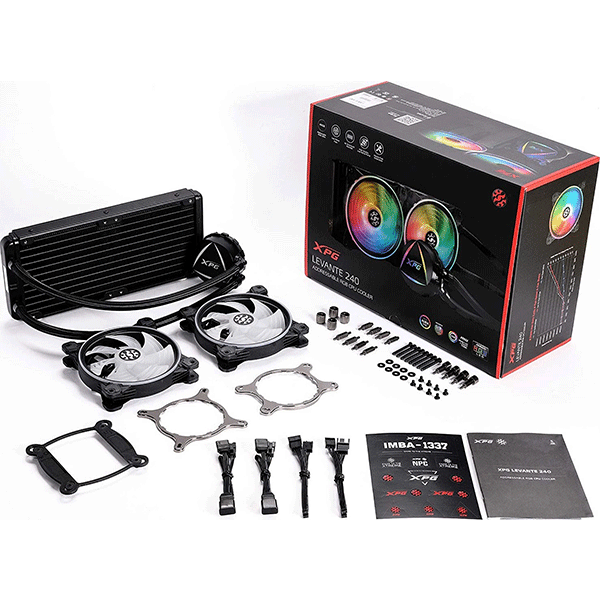 XPG Levante 240mm R GB BLACK Liquid Cooling