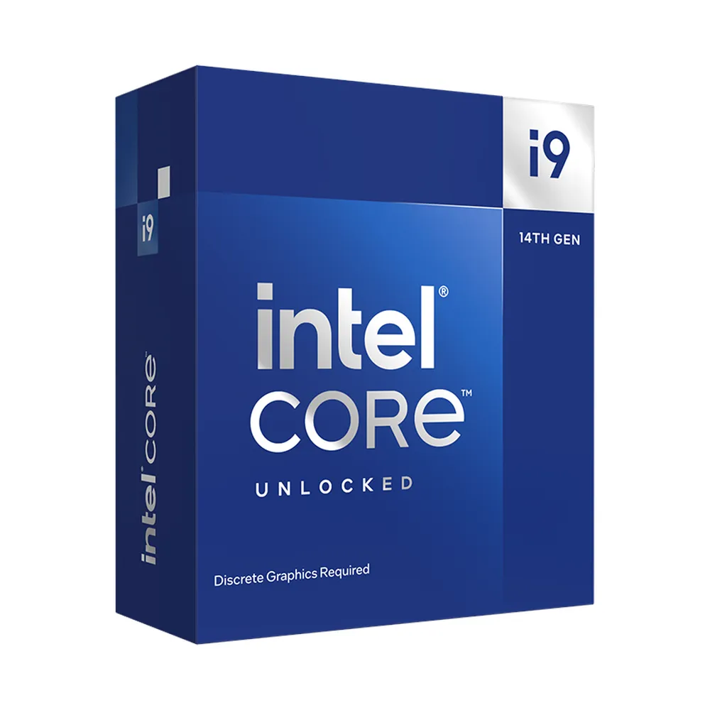 Intel Core i9-14900KF Processor, 24-Core (8P+16E), Base Core Frequency 3.2 GHz, Turbo Frequency 6.0 GHz, 36MB L1 Cache, DDR4/DDR5, LGA1700 Socket, BOX, 1 Year Warranty