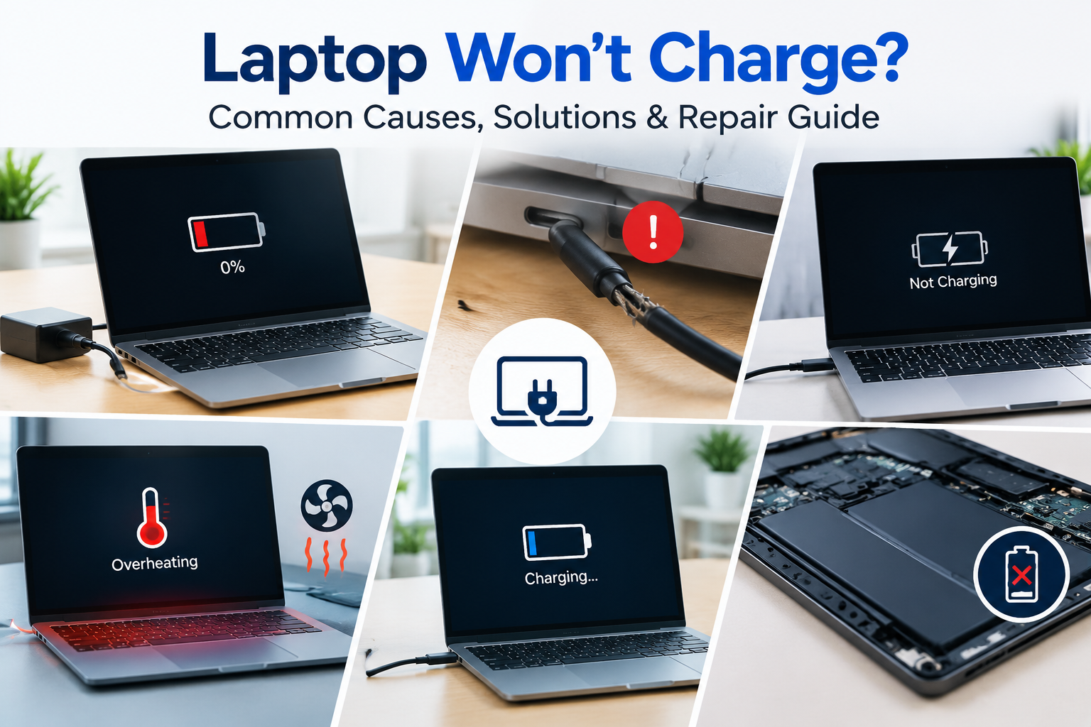 Laptop Won’t Charge in Abu Dhabi
